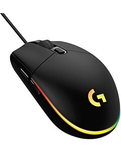  LOGITECH G102 LIGHTSYNC Corded Gaming Mouse - BLACK - USB - EER