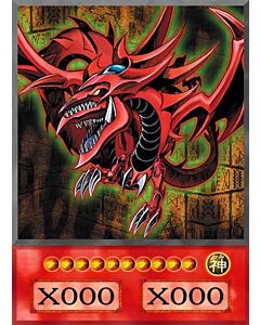 Yugi Oh Slifer The Sky Dragon Card - Portrait