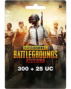 PUBG Mobile 300 + 25 UC
