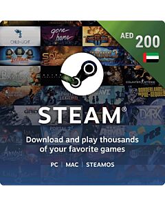 Steam Wallet Card UAE 200 AED