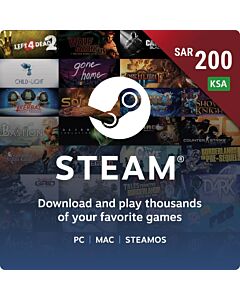 Steam Wallet Card KSA 200 SAR