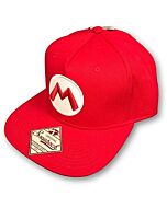Mario Logo Snapback Cap (Red)